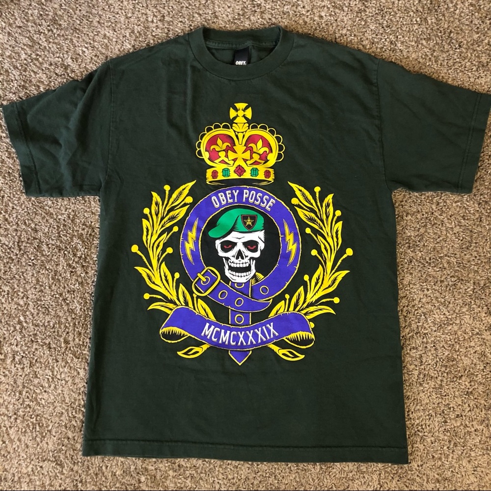 Obey Dark Green T-shirt